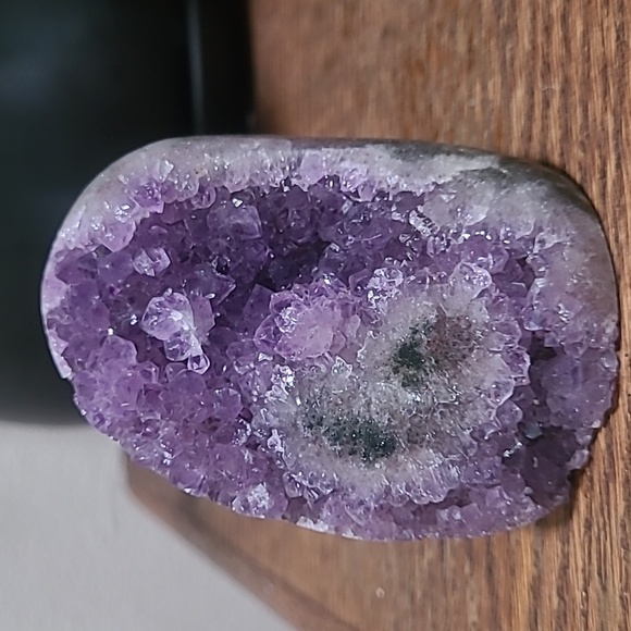Uraguayan Amythyst Druzy Freeform 3pc Set - Picture 2 of 10